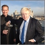 [thumbnail of Prof Neil Barron with London's Mayor at the launch of Lifebottle]