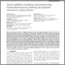[thumbnail of Aerial additive building manufacturing: three-dimensional printing of polymer structures using drones]