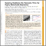 [thumbnail of Standing Enokitake-like Nanowire Films for Highly Stretchable Elastronics]