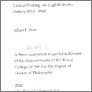 [thumbnail of Critical writing on English studio pottery 1910-1940]